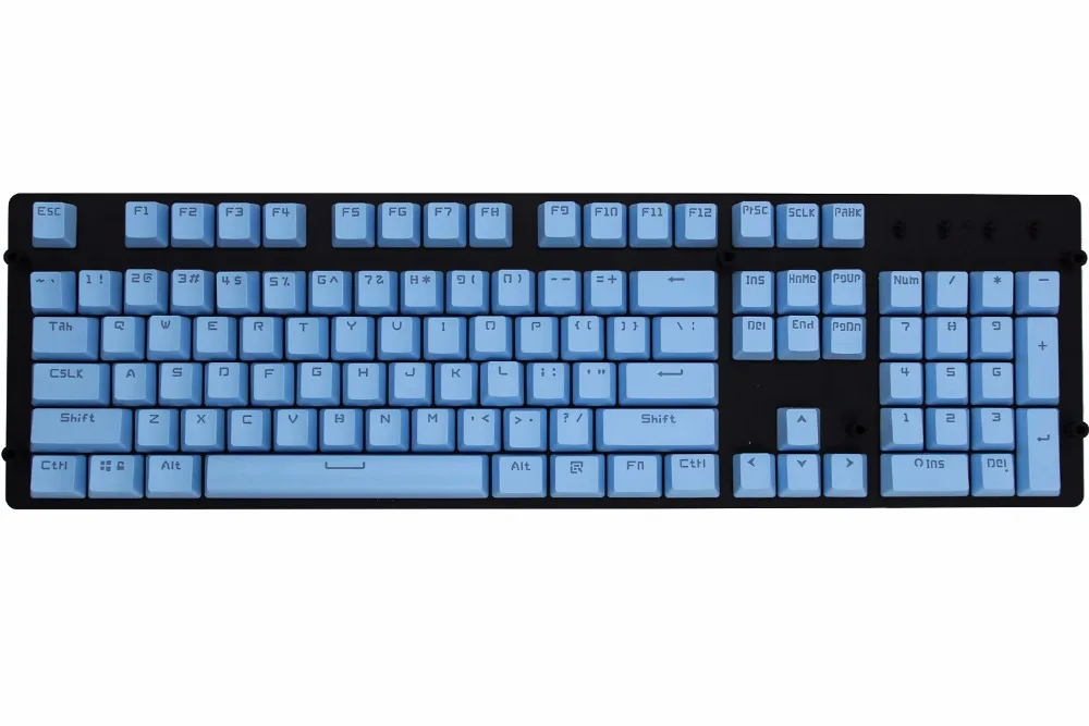 MP 104 ключи двойная съемка с подсветкой толстые ABS/PBT колпачки OEM профиль для Cherry/NOPPOO/filco Механическая игровая клавиатура Keycap