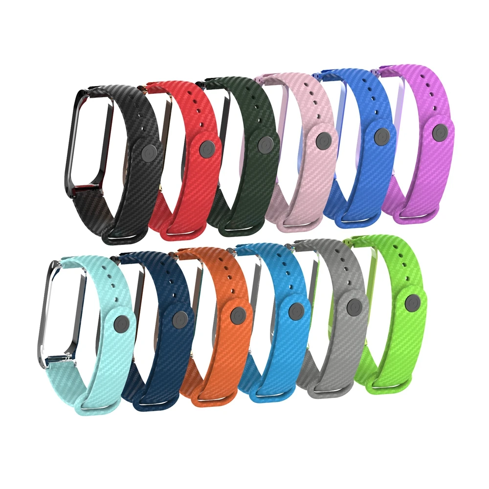 Силиконовый двойной цветной ремешок для Xiaomi mi Band 4 Starp спортивный силиконовый браслет для mi Band 3 pulseira аксессуары для умных часов