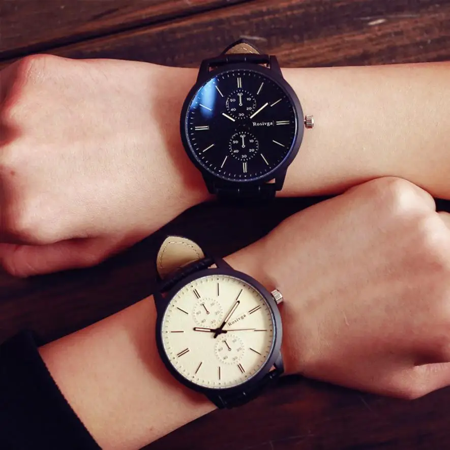 Высококачественные женские часы мужские и студенческие с большим циферблатом в