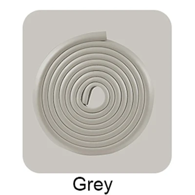 Grey 5 м детская безопасная настольная защитная полоса для края утолщенная детская Защитная угловая защитная пленка детская безопасная угловая защитная лента - Цвет: Grey