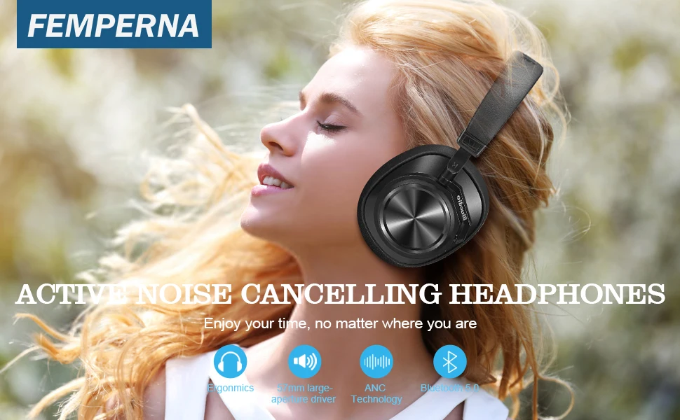 Femperna Bluetooth 5,0 беспроводные наушники для телефонов и музыки с распознаванием лица наушники с шумоподавлением