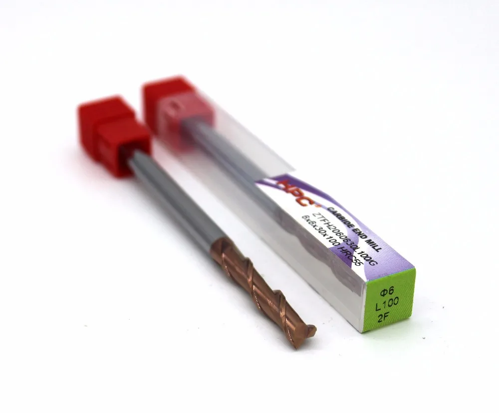 Фреза 6*6*100 с 2 флейтами твердосплавная Концевая фреза инструмент для фрезерного
