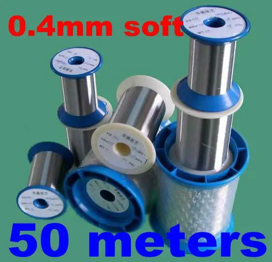 

0.4mm SS304 Stainless Bright Soft Wire Single Wire in Roll 50 meters