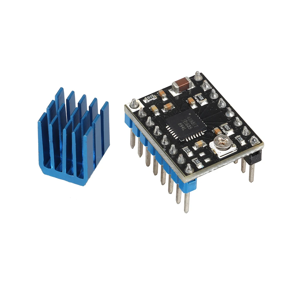 LERDGE A4988 шаговый двигатель модуль драйвера с новым алюминиевым радиатором 3D-принтер части для reprap 4 шт. или 5 шт