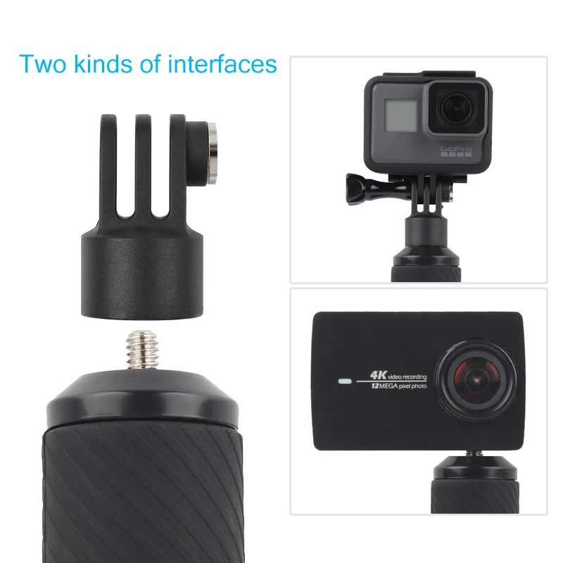 Аксессуары для Gopro, водонепроницаемая рукоятка, противоскользящая поплавок, плавающая ручная палка для Go Pro Hero 8 7 6 5 4 для Yi 4K