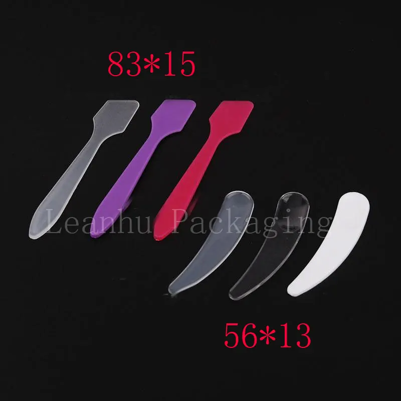 

Wholesale : small plastic mask rod pick stick plastic spoon to dig a small spatula dispensing cosmetics Beauty Tools