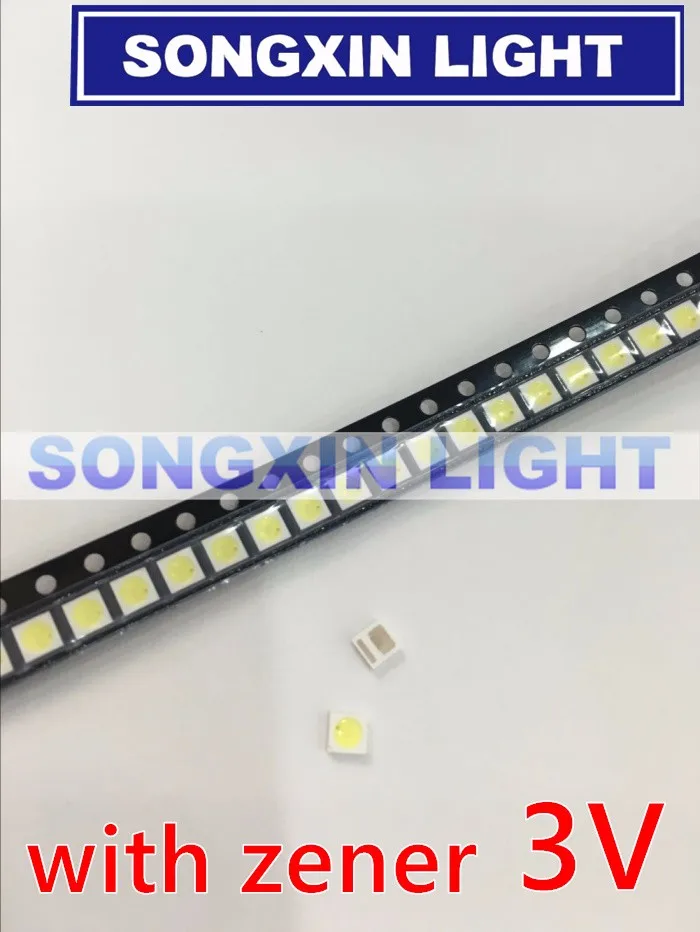 Светодиодная подсветка EVERLIGHT 1000 шт 1 Вт 3030 3 в холодный белый 80-90 лм приложение для
