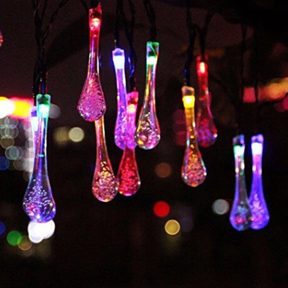 Гирлянда с солнечной батареей 20 светодиодов|solar powered string lights|solar powersolar led lights |