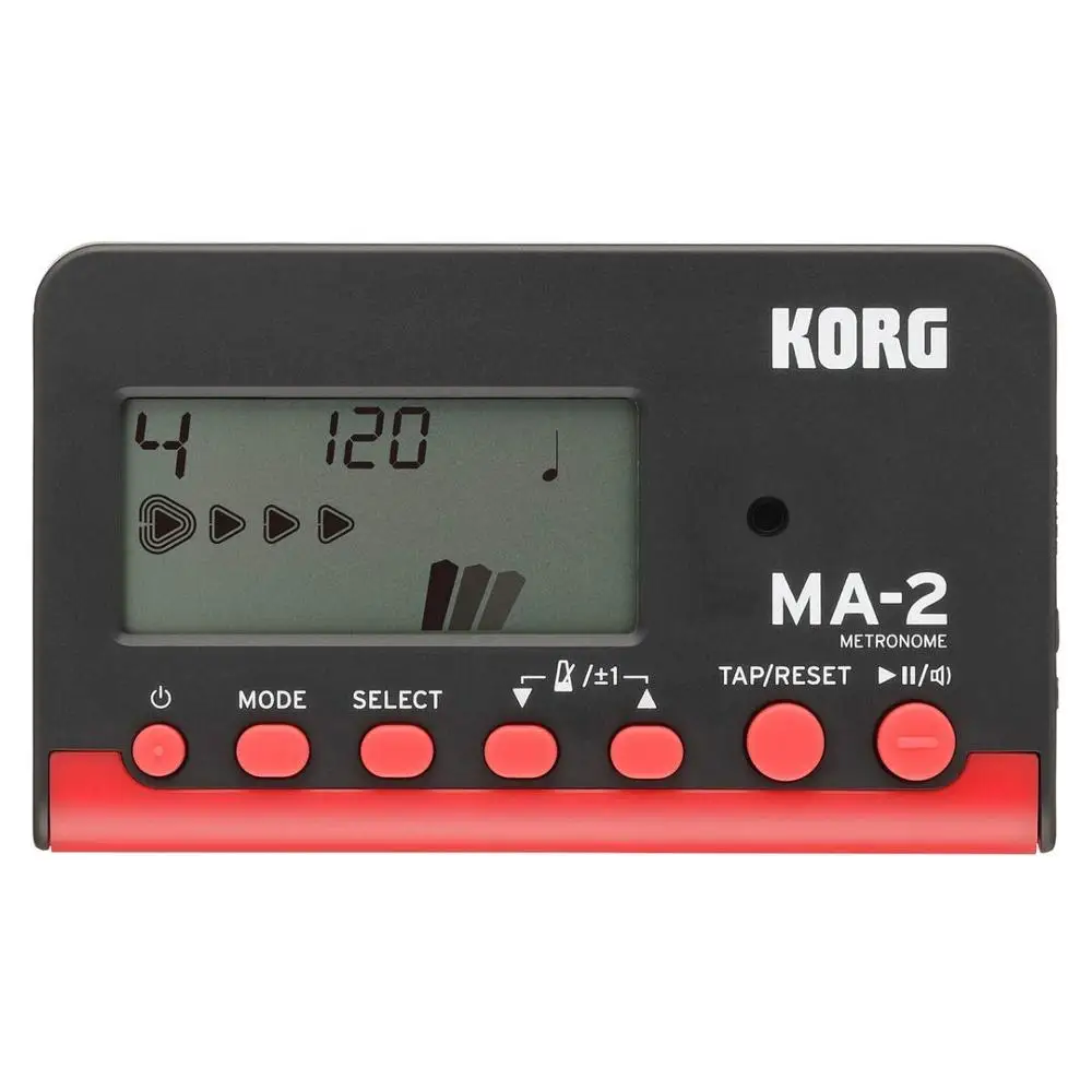 

Korg MA1BL MA-1 MA-2 Guitar Solo Metronome Visual Beat Counting Metronome, GA-1 Guitar and Bass Tuner MA2