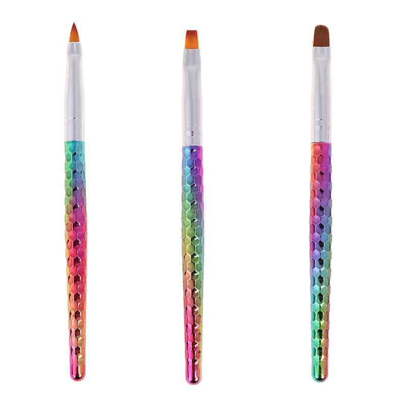 1 шт. кисть для дизайна ногтей подводка Полоска рыбий хвост градиентная ручка