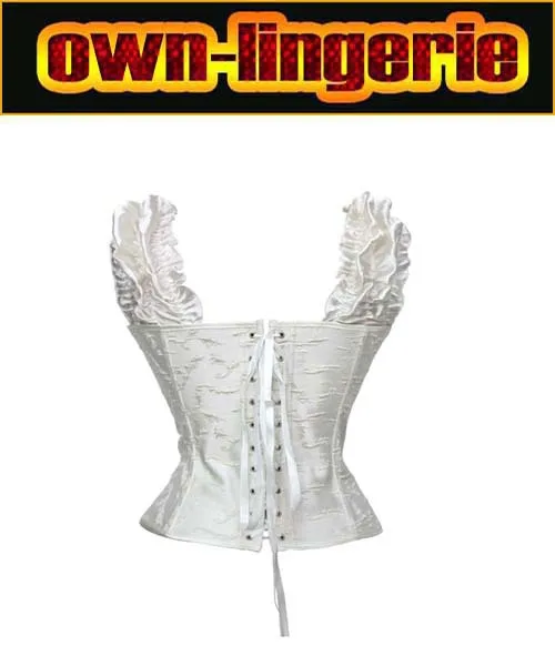 Сексуальный Женский вышитый корсет с полностью стальными костями w3300 | Женская