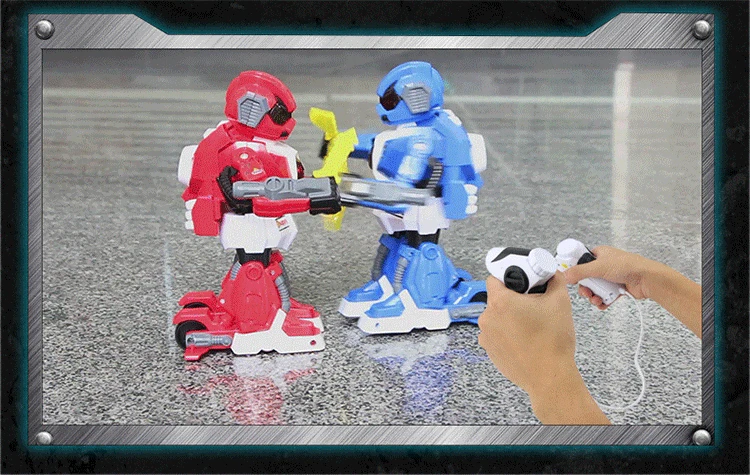 RC Battle Robot 2 players PK Mode Remote Control RC VS Fighting Robots boxing Robot Boxing fight Toys