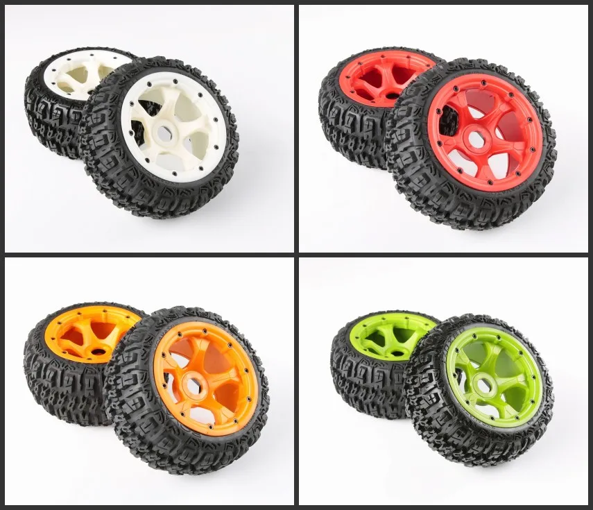 Нейлоновые колеса и шины 1/5 scale Baja 5B III Badland x 2 задняя 95195 для шин hpi km rv baja 5b ss - купить