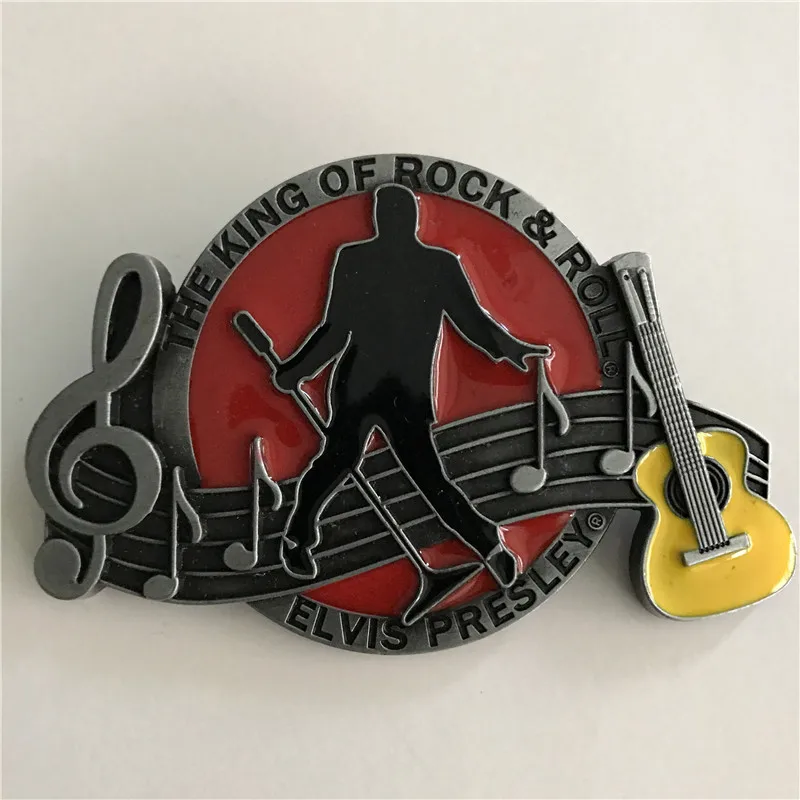 Розничная продажа Элвис Пресли Король Rock & Roll Cowboy пряжка на ремешке с