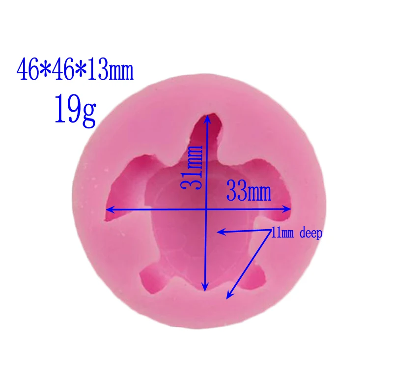 Diy Черепаха торт декоратор хлебный инструмент конфеты силиконовая для шоколада