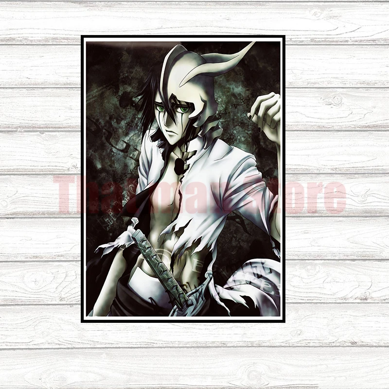 BLEACH плакаты мультфильм наклейки на стену белая мелованная бумага печатает Высокое разрешение гостиная спальня бар украшение дома арт бренд - Цвет: Светло-зеленый