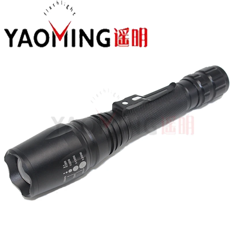 CREE XML T6 светодиодный фонарик 2*18650 перезаряжаемая батарея масштабируемый фонарь