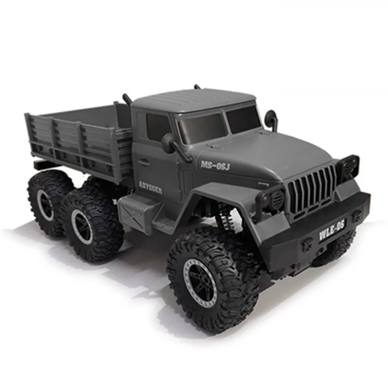 Grey SuLong Toys SL3342 Урал 1/10 2,4G 6WD RC автомобиль военный грузовик RTR модель игрушки подарки для мальчиков - Цвет: Grey
