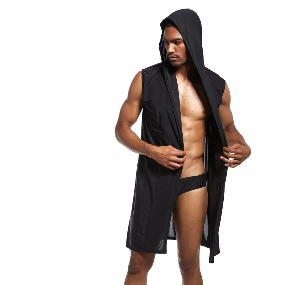 JOCKMAIL нейлон Ice Silk(искусственное волокно банные халаты для мужчин; Домашняя одежда, ночная рубашка, длинное платье, комплекты сексуальное кимоно Банный халат, мужские сексуальные спортивные шорты, пижамы, одежда для сна