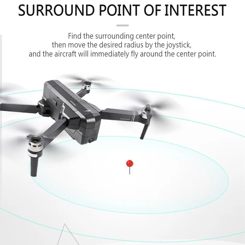 SJRC F11 GPS Дроны с камерой HD 1080P FPV управление жестами селфи складной бесщеточный