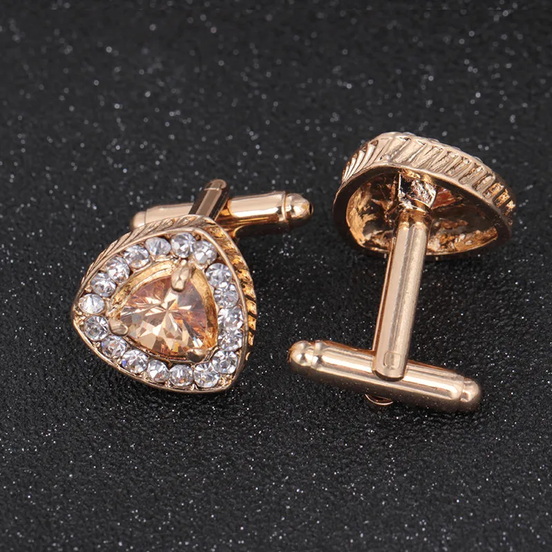 Men's Cufflinks Exquisite Luxury Jewelry Clothing Accessories Shirt Dinner Wedding Dress Sleeve Beauty Glass 5.14 | Украшения и