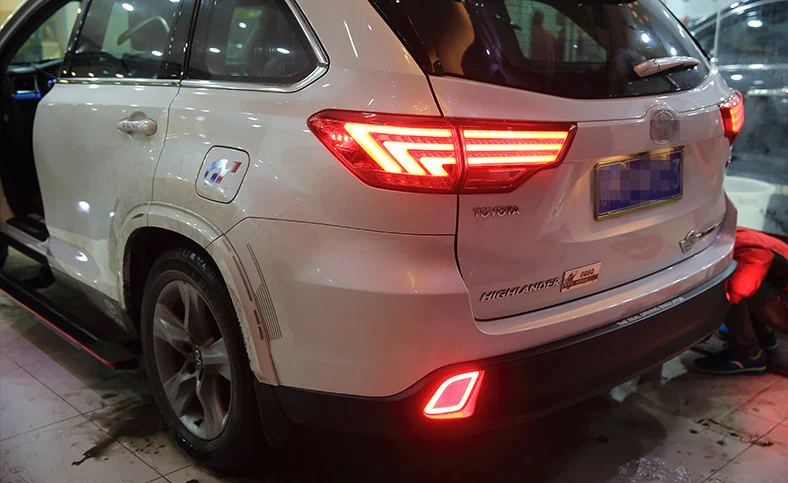 Vland заводские автомобильные аксессуары задний фонарь для Toyota Highlander- светодиодный задний фонарь дизайн Plug and Play
