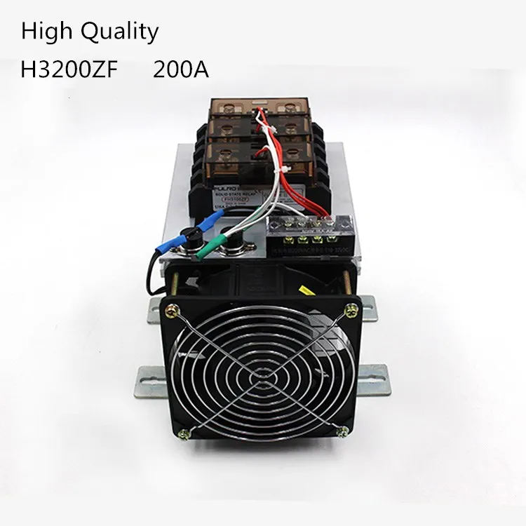 

H3200ZF-3 трехфазные твердотельные реле постоянного тока в переменный ток 200 А 24-480 В переменного тока промышленного класса/комплект твердотельных реле. H3200FZ