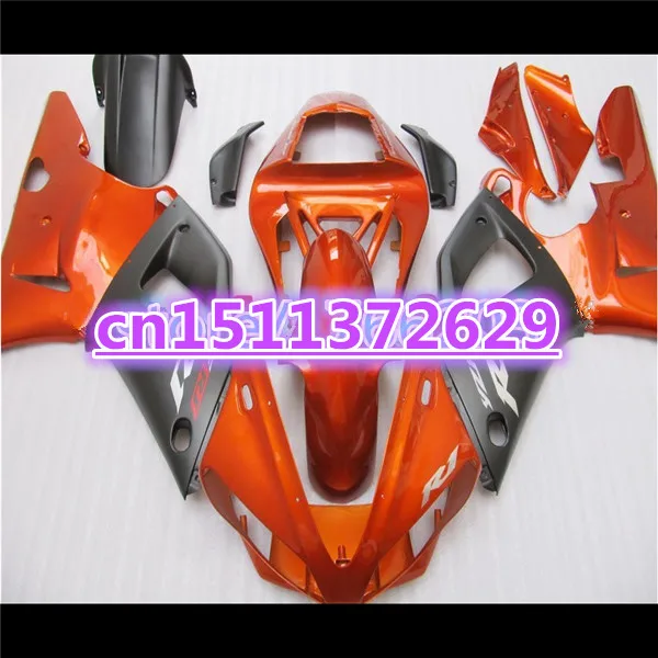 

Orange black fairing kit for YZF1000 R1 YZF-R1 00-01 YZF R1 00 01 YZF 1000 R1 2000 2001 ABS fairings