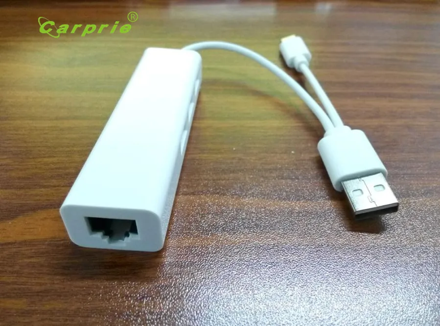 Carprie Новый Type C + USB 2 0 к RJ45 Lan Карта Ethernet сетевой кабель 3 порта концентратор для Win 8 7