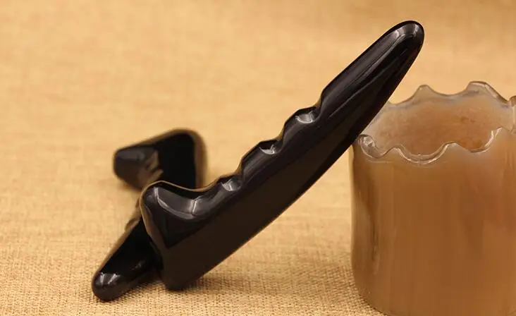 Массажная пластина для ног массажная гуаша натуральный рог буйвола