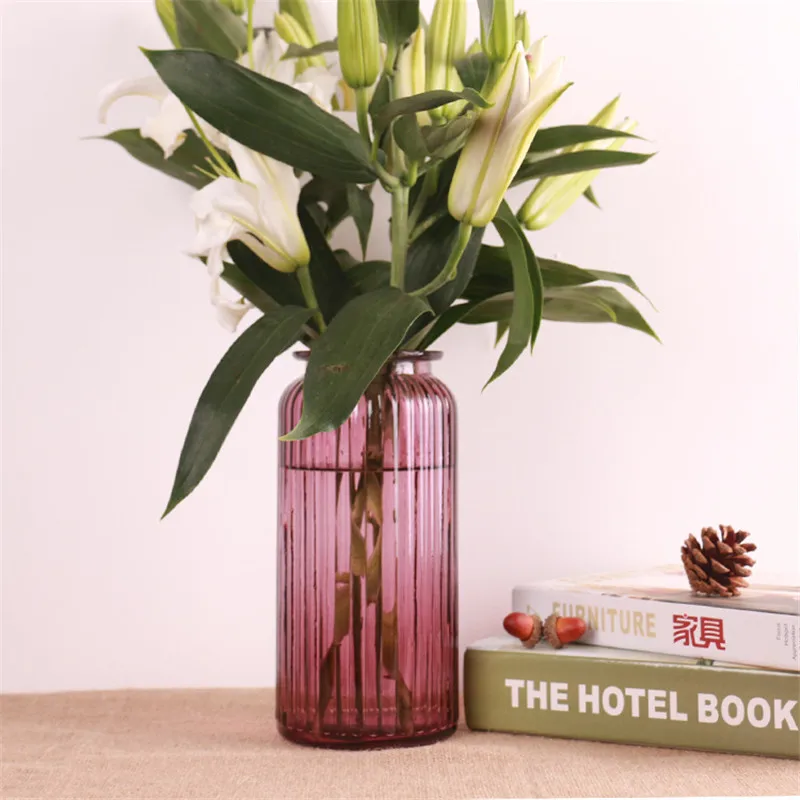 Украшения для дома: вазы стеклянная ваза домашнего декора цветок растение