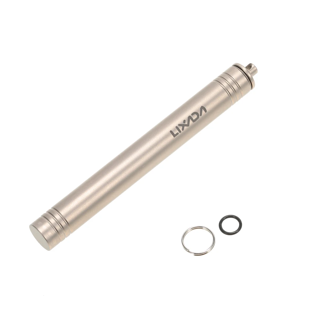 Lixada Титан Водонепроницаемый держатель зубочистки чехол портативная зубочистка