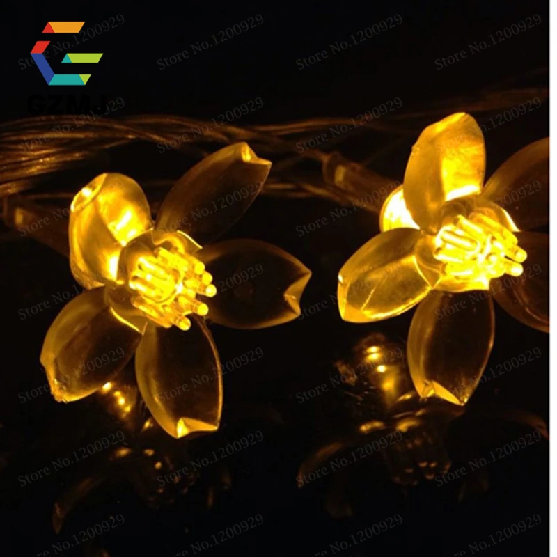 10 м 100 светодиодных рождественских огней праздничная Свадебная вечеринка