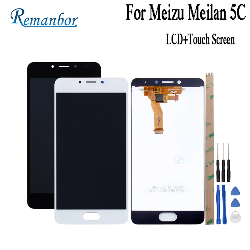 Remanбор для MeiZu meilan 5C ЖК дисплей и сенсорный экран 5 0 дюймов сборка Запчасти +