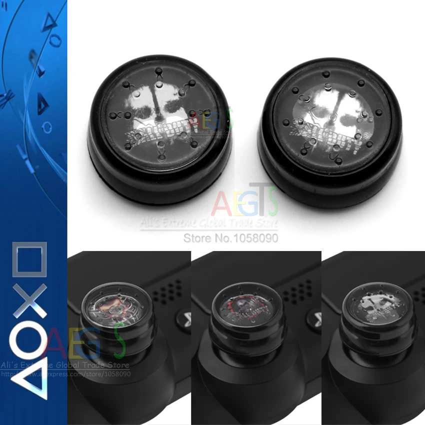 Jelly PROCAP для Dualshock 4 PS4 контроллера черепа призрака Стик большого пальца защитная