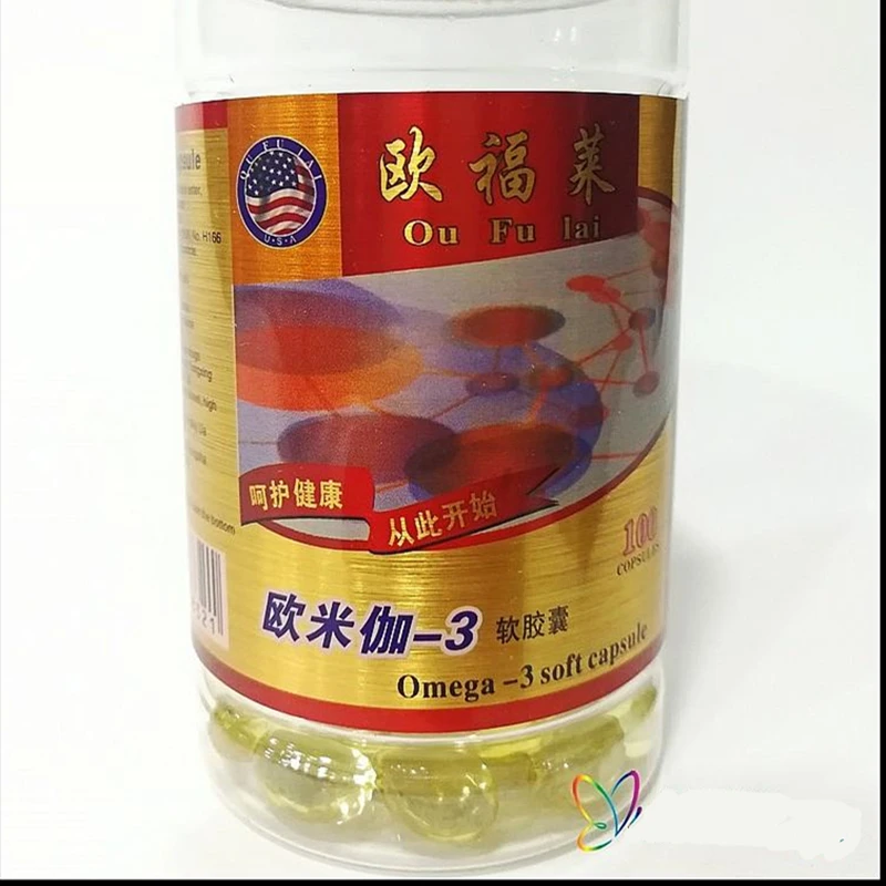Купи 3 ПОЛУЧИ 1 бесплатно) 500 мг х 100 шт в бутылке Deep Sea Omega 3 DHA EPA рыбий жир Антивозрастной