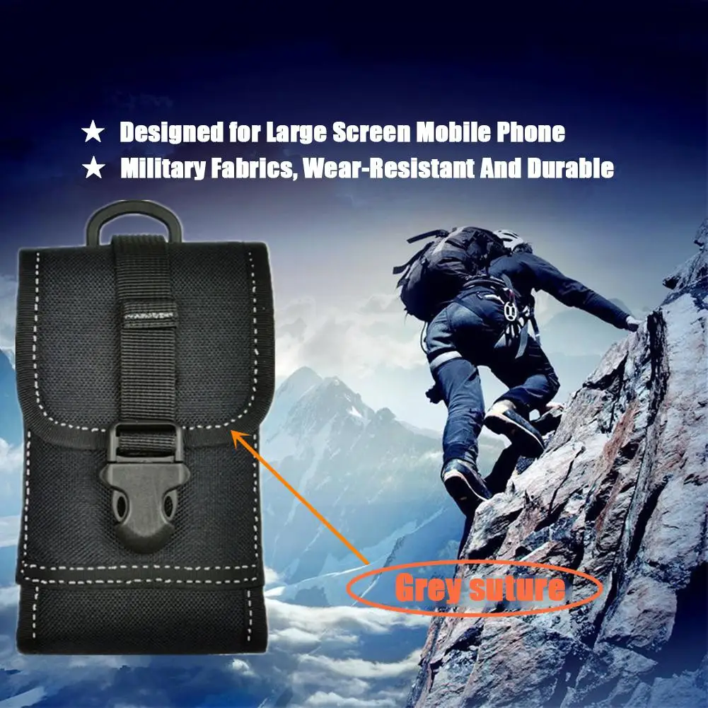 Hobbylan FGJ Molle наружная сумка для мобильного телефона с большим экраном на липучке