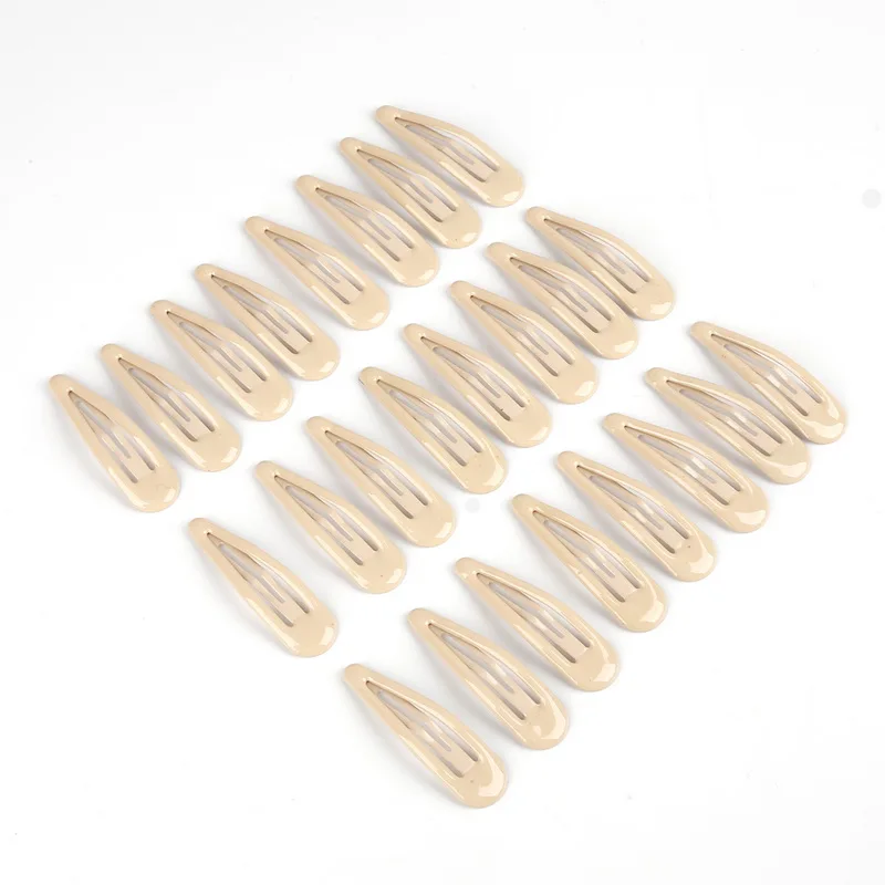 Khaki 24 шт., 15x50 м, заколки для волос, ВВ, заколки для волос, цветные металлические заколки для маленьких детей, женщин, девочек, аксессуары для укладки - Цвет: Khaki