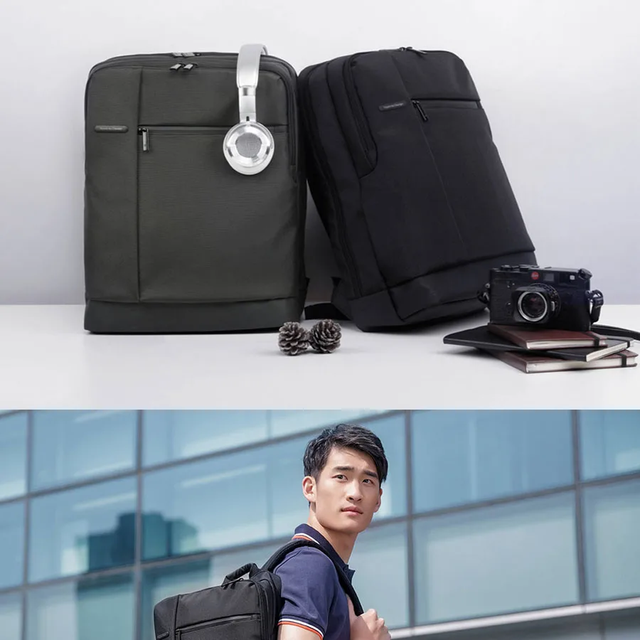 Xiaomi Mi классический Бизнес рюкзаки 17L Ёмкость сумка Для мужчин Для женщин сумки студенты рюкзак для ноутбука для 15-дюймовый ноутбук Горячая Рюкзак
