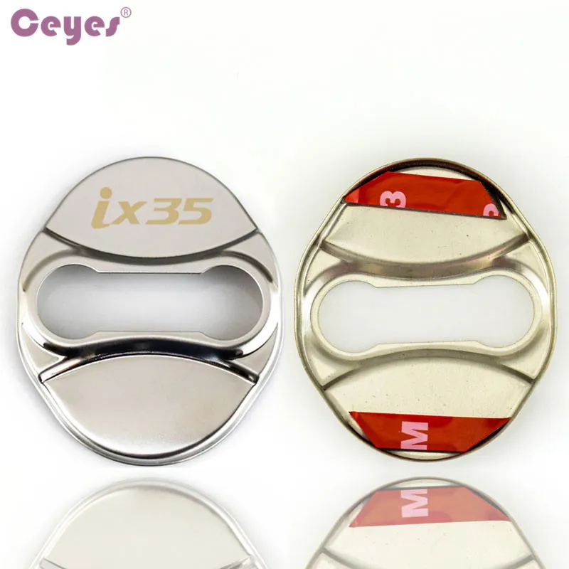 Ceyes Car Styling Protective Cover Case For Hyundai Ix35 Tucson Auto Emblems Badge Stickers Accessories Car-Styling 4pcs/lot | Автомобили