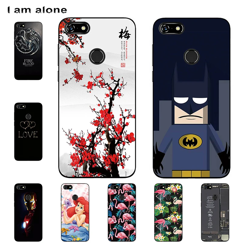 Чехлы для телефонов I am alone для lenovo A5, 5,45 дюймов, модные чехлы из мягкого ТПУ для мобильных телефонов, милые цветные цветочные чехлы для мобильных телефонов