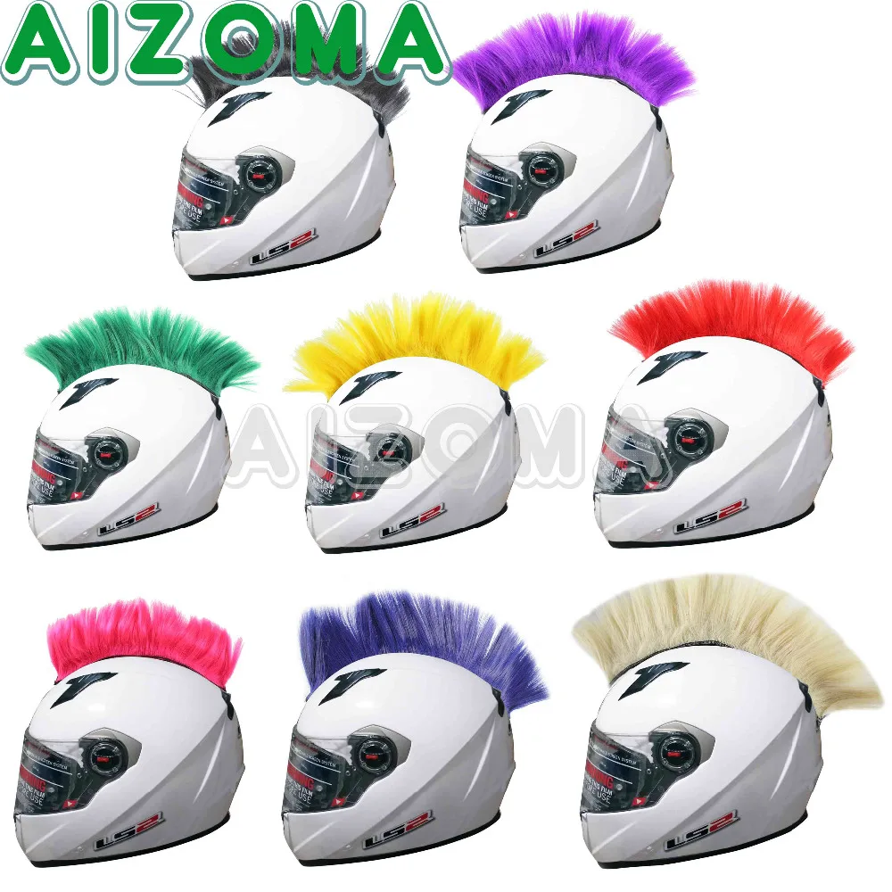 Мотоциклетный шлем Mohawk для самостоятельной сборки парик моделирования в стиле