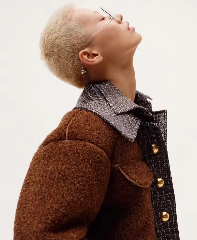 Винтажные негабаритные очки для мужчин и женщин прозрачные линзы металлическая