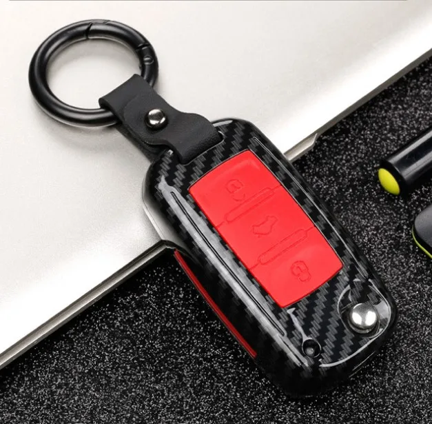 Автомобильный чехол из углеродного волокна ABS держатель для ключа Volkswagen MK4 Beetle Bora