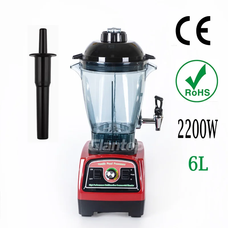 Glantop 6L 2800W Heavy Duty Professional Commercial Home Blender Mixer 3.3HP 57000RPM Food Jucier GLTHSG0572 | Бытовая техника