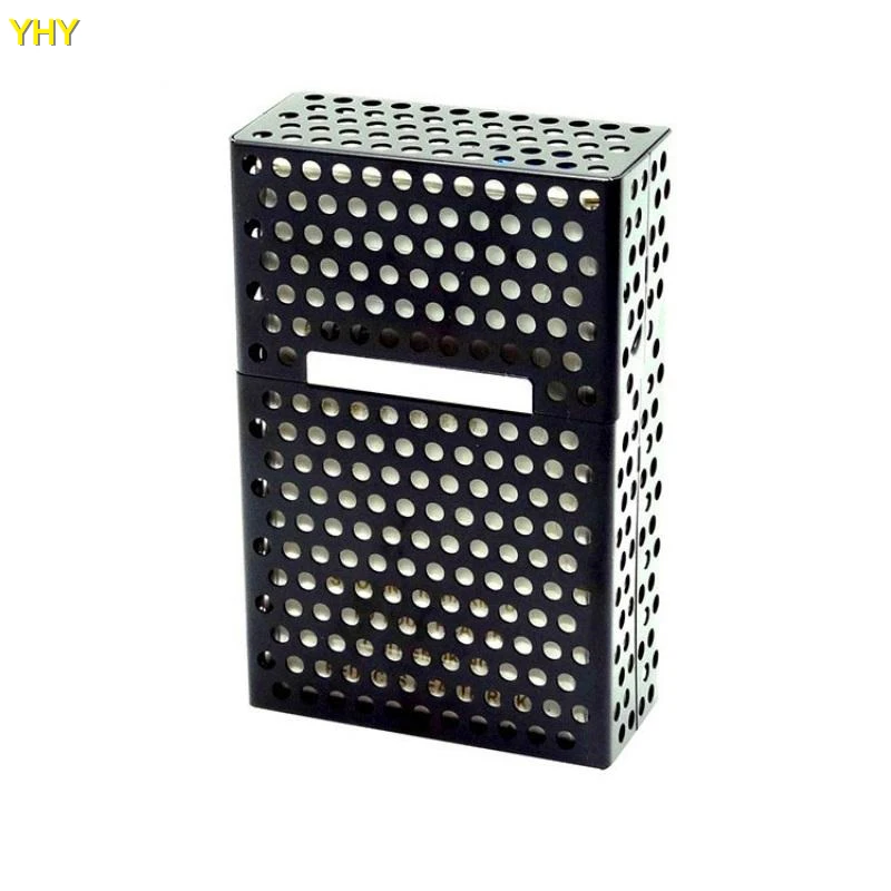 Бесплатная доставка Новый карман 20 шт выдолбленная сигарета алюминиевый чехол