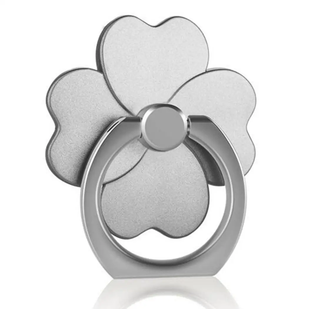 Подставка для телефона держатель кольцо на палец подставка 360 градусов с цветком