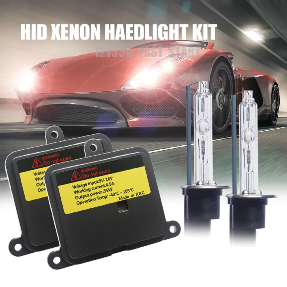 9005 HB3 9006 HB4 H1 H3 H7 H8 H9 H11 881 880 55 Вт Автомобильный свет HID ксеноновый комплект Быстрый