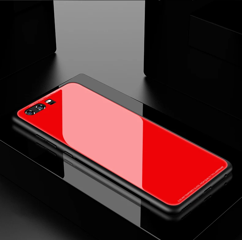 MAKAVO для huawei P10, чехол, роскошный гибридный, закаленное стекло, задняя крышка, противоударный рукав, жесткий корпус для huawei P10 Plus