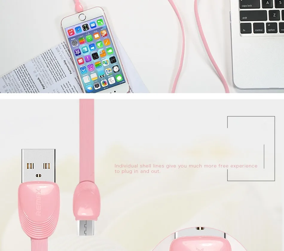 REMAX Shell RC-040m USB микрокабель для передачи данных для samsung Huawei Xiaomi HTC sony 2.4A кабель для быстрой зарядки